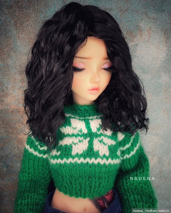 Цветные парики из козочки