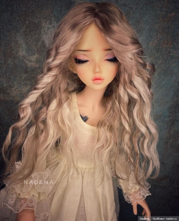 Цветные парики из козочки