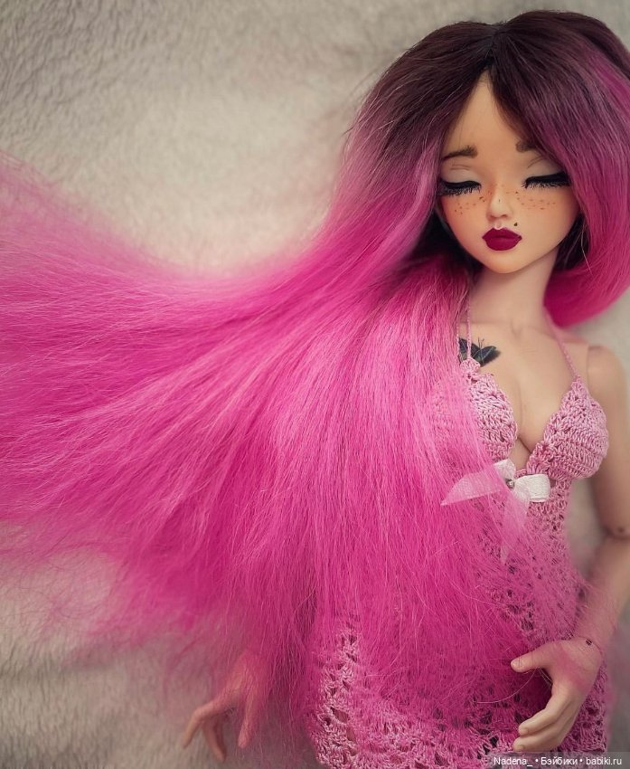 Цветные парики из козочки