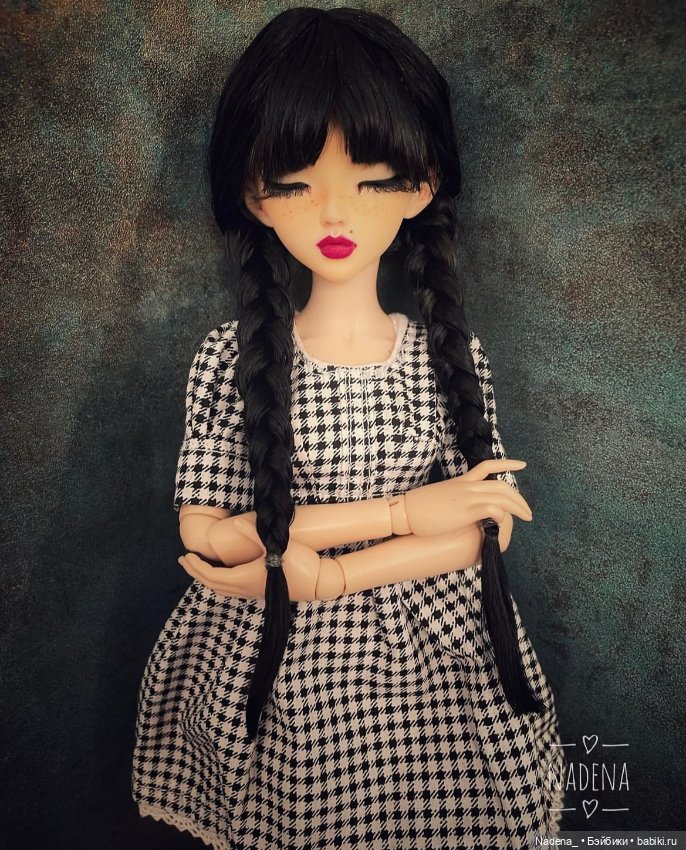 Цветные парики из козочки