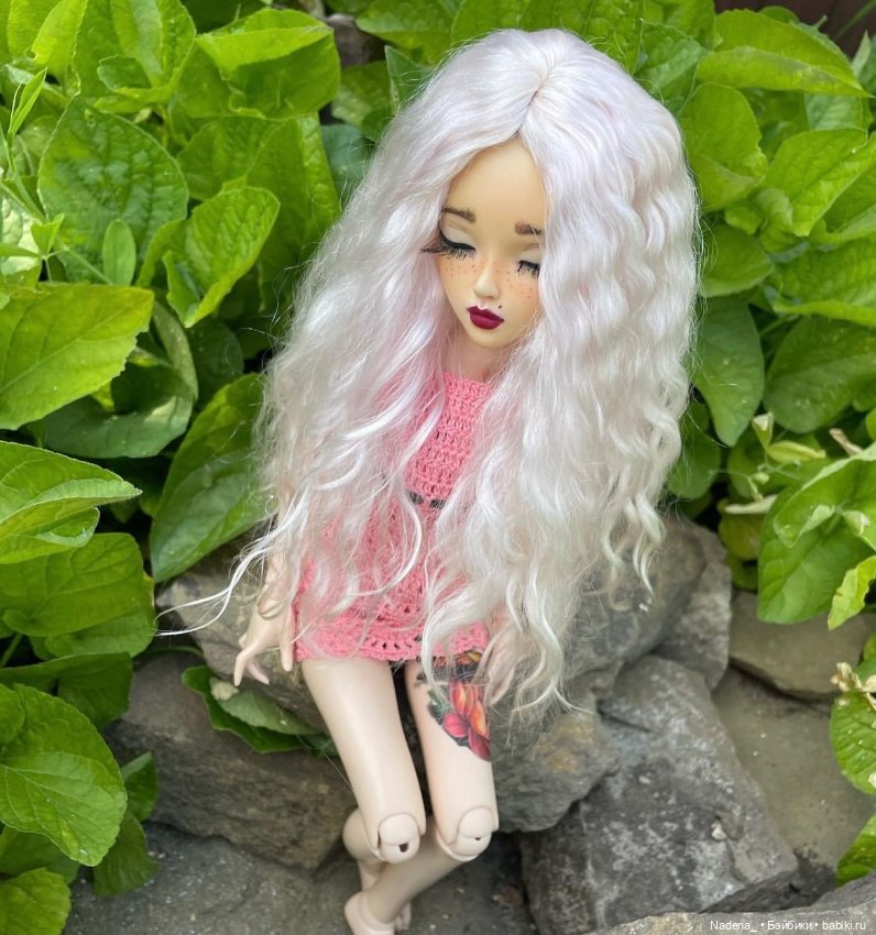 Цветные парики из козочки