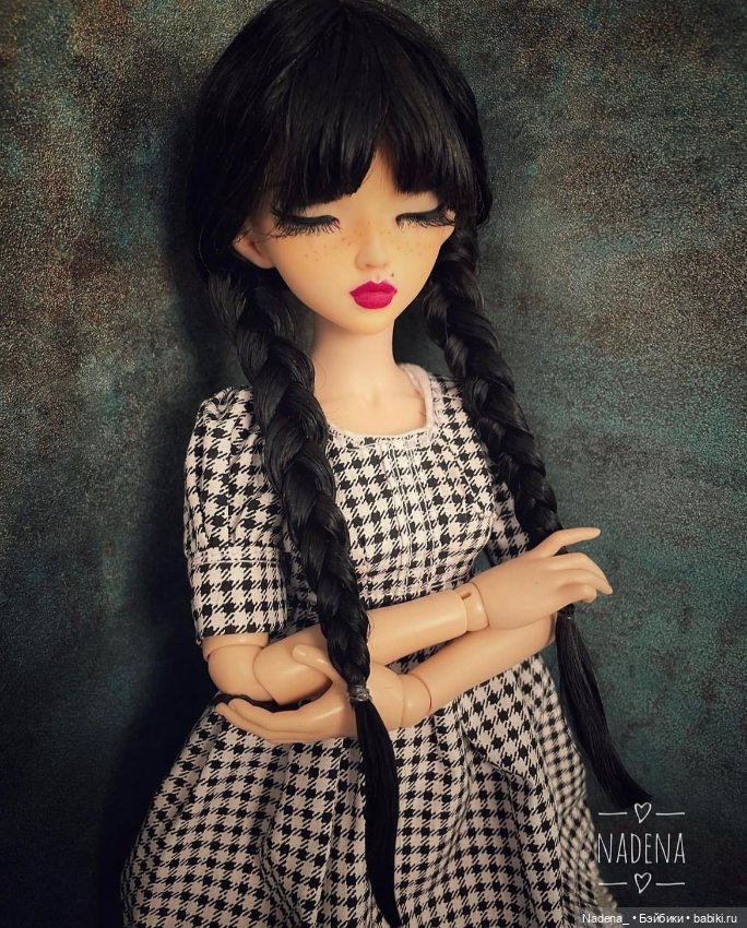 Цветные парики из козочки