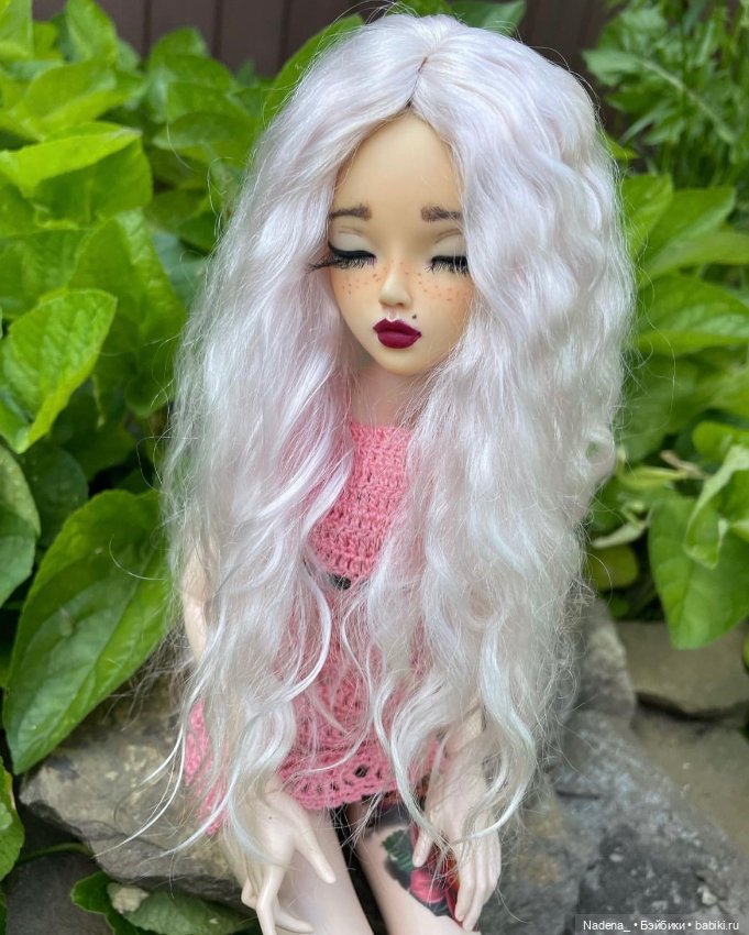 Цветные парики из козочки