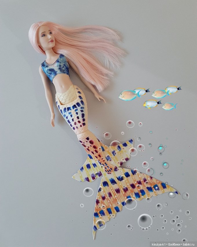 Моя первая русалочка🧜‍♀️ — Куклы Barbie (Барби): Looks (фото 3)