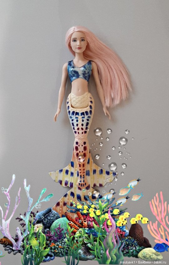 Моя первая русалочка🧜‍♀️ — Куклы Barbie (Барби): Looks (фото 4)