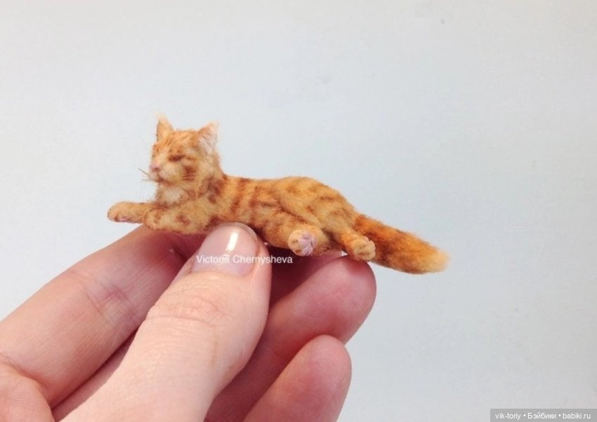Миниатюрные котики 🐱 — Кукольная миниатюра своими руками: еда (фото 3)