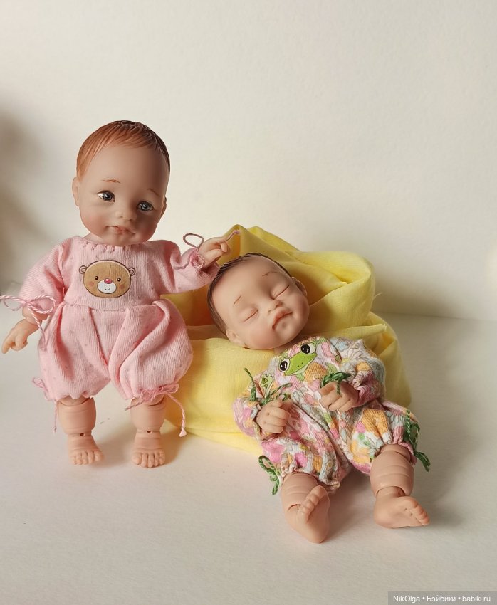 Малыши, рост 11,5 см — Авторские шарнирные куклы своими руками: лепка (фото 6)