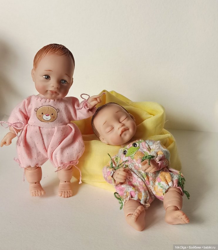 Малыши, рост 11,5 см — Авторские шарнирные куклы своими руками: лепка (фото 2)