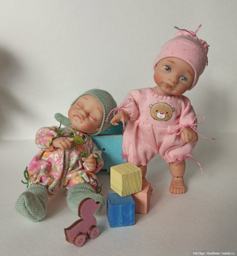 Малыши, рост 11,5 см — Авторские шарнирные куклы своими руками: лепка (фото 4)