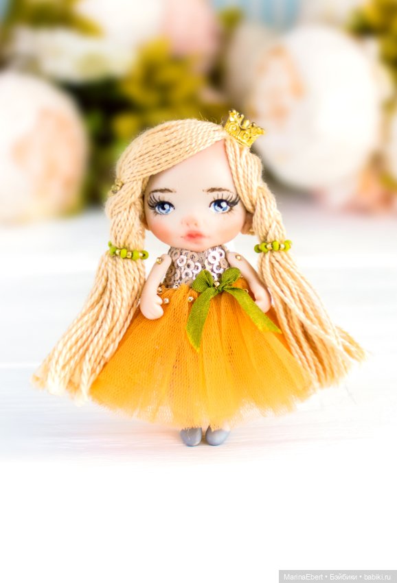 Маленькая куколка Сони — Авторские миниатюрные куклы: лепка