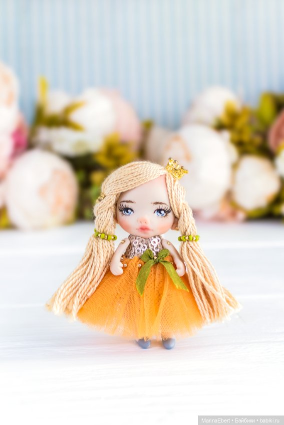 Маленькая куколка Сони — Авторские миниатюрные куклы: лепка (фото 3)