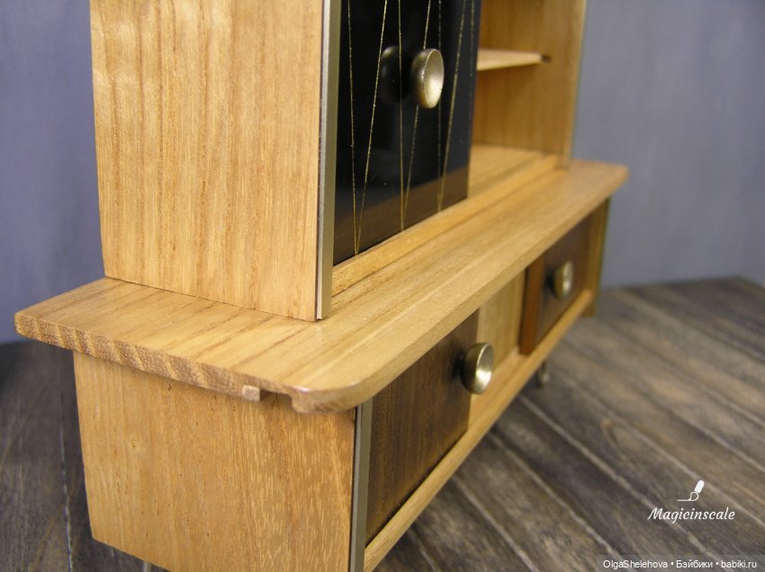 Реставрация кукольной мебели ГДР 1968 год (фото 9)