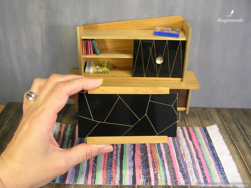 Реставрация кукольной мебели ГДР 1968 год