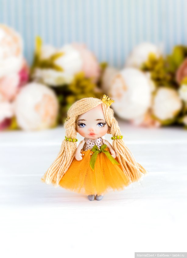 Маленькая куколка Сони — Авторские миниатюрные куклы: лепка