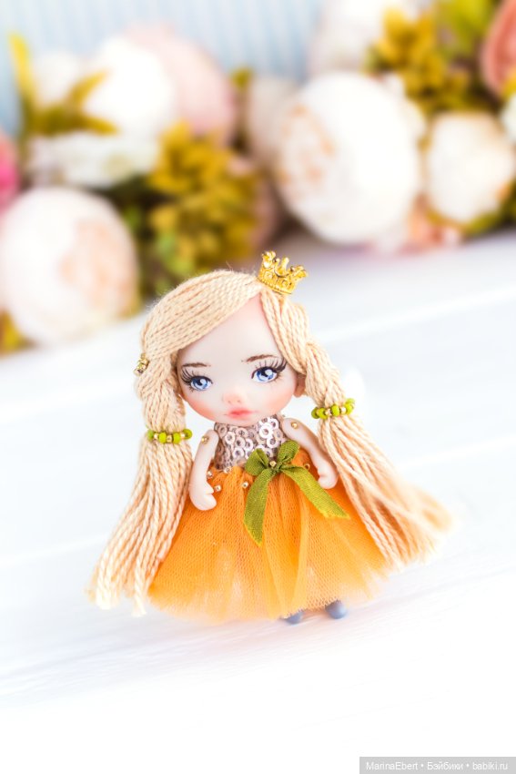 Маленькая куколка Сони — Авторские миниатюрные куклы: лепка (фото 4)