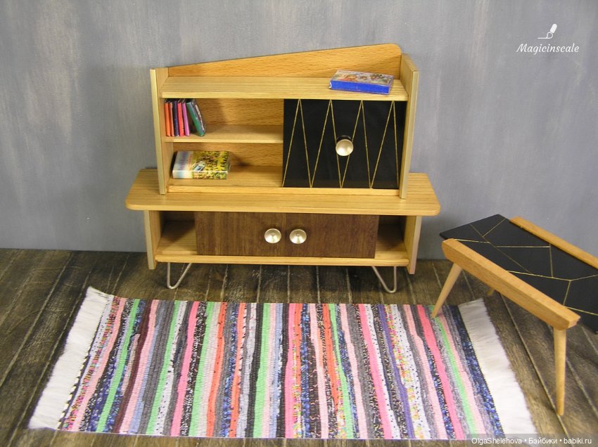 Реставрация кукольной мебели ГДР 1968 год