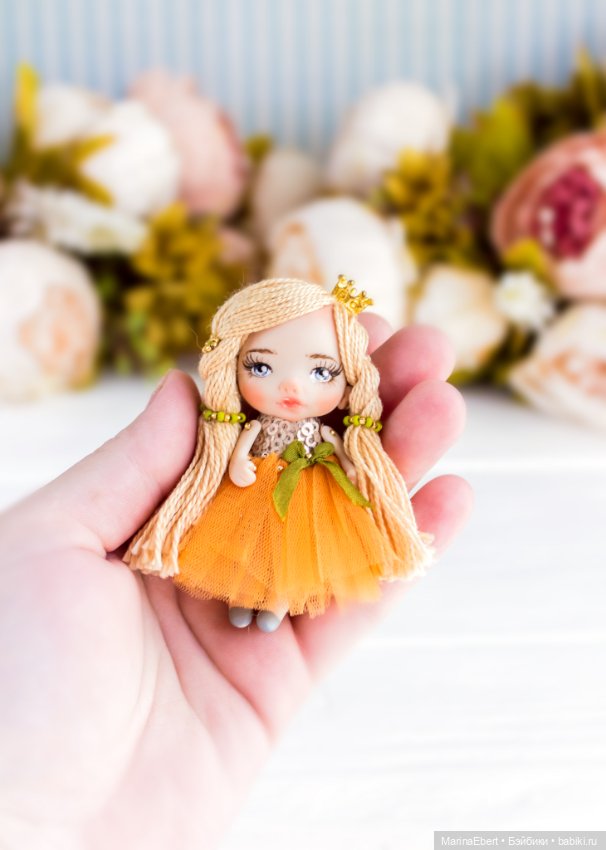 Маленькая куколка Сони — Авторские миниатюрные куклы: лепка (фото 7)