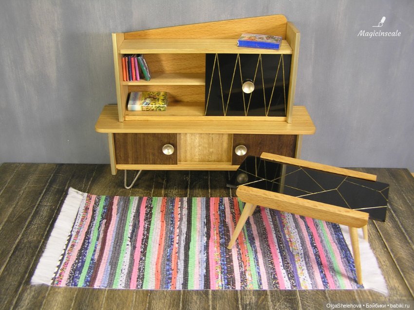 Реставрация кукольной мебели ГДР 1968 год