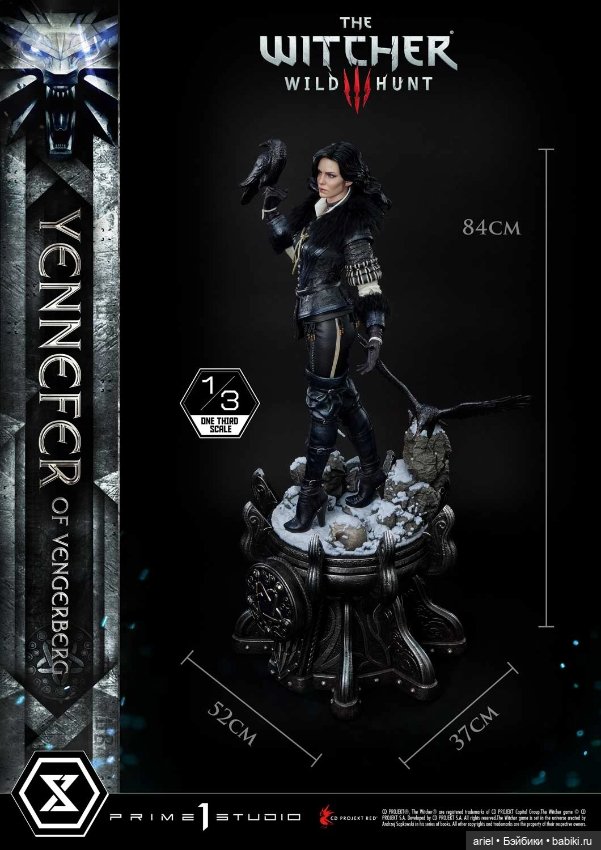 Prime 1 Studio анонсировали статую Йеннифэр из Венгерберга по мотивам игры «Ведьмак 3: Дикая Охота» (фото 4)