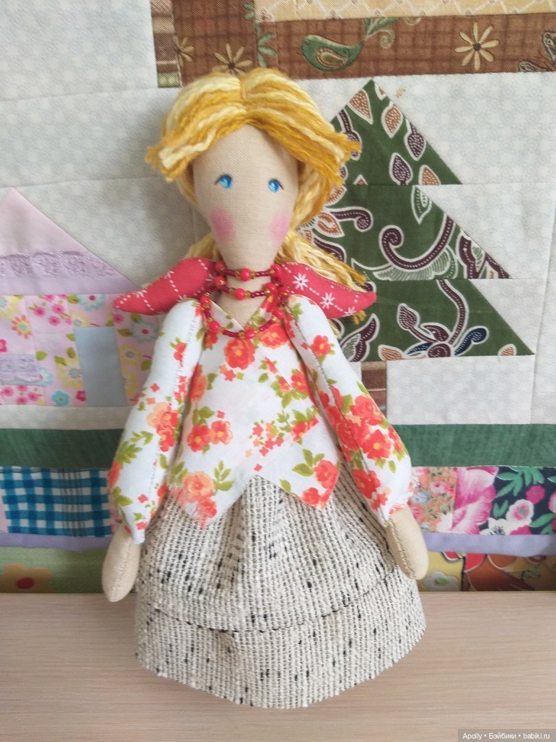 Василиса — Авторские текстильные куклы: Вальдорфские (фото 10)