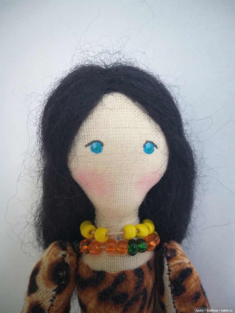 Девочка-леопард — Авторские текстильные куклы: Вальдорфские (фото 2)