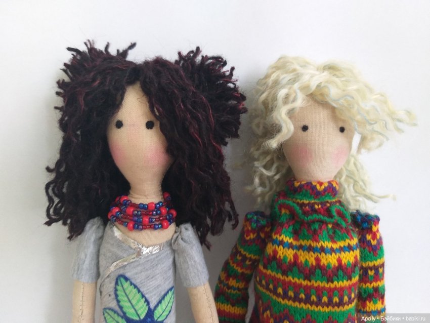 Алина — Авторские текстильные куклы: Вальдорфские