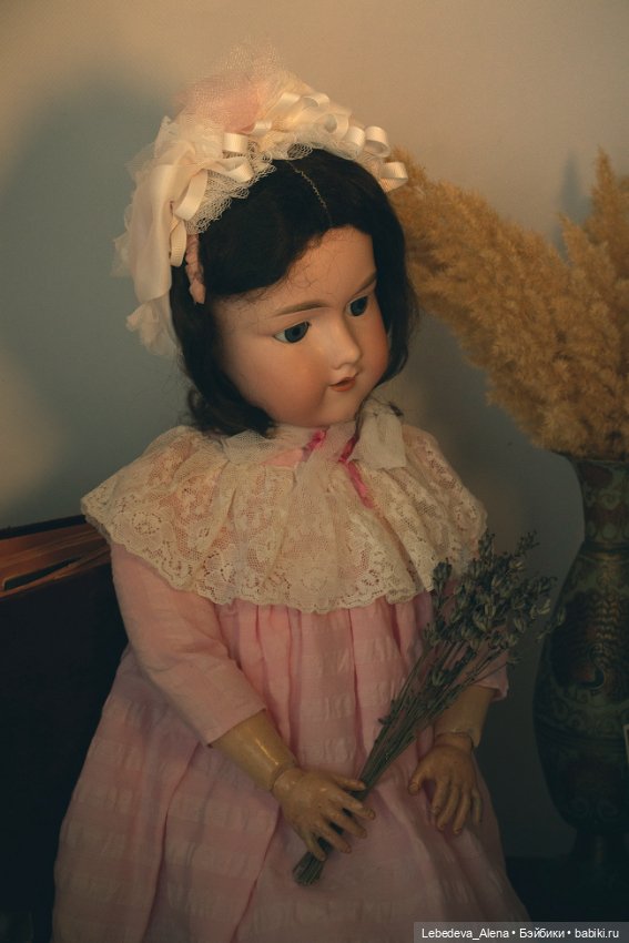 Фотосессия для Марсельки — Антикварные куклы Armand Marseille (AM): молд 390 (фото 4)