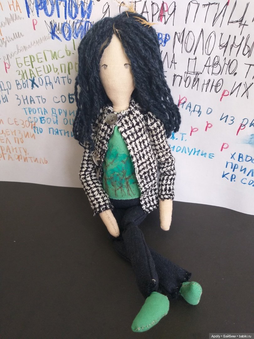 Дом в котором... Слепой — Авторские текстильные куклы: Вальдорфские (фото 6)