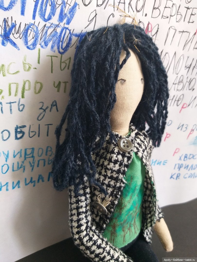 Дом в котором... Слепой — Авторские текстильные куклы: Вальдорфские (фото 7)