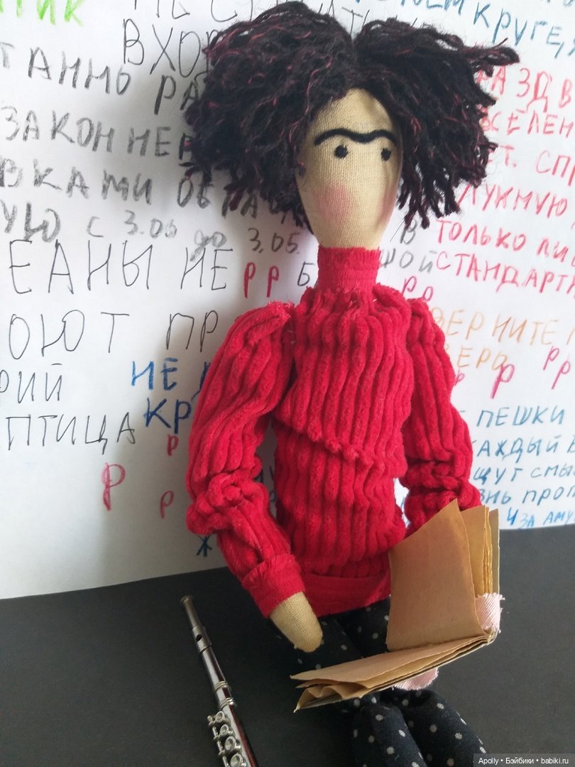 Дом в котором... Горбач — Авторские текстильные куклы: Вальдорфские (фото 10)