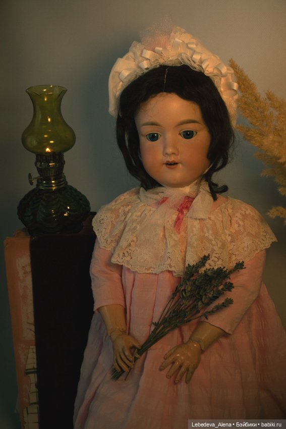 Фотосессия для Марсельки — Антикварные куклы Armand Marseille (AM): молд 390 (фото 7)
