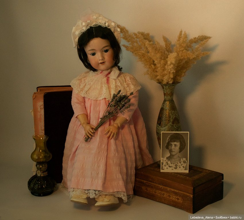 Фотосессия для Марсельки — Антикварные куклы Armand Marseille (AM): молд 390 (фото 2)