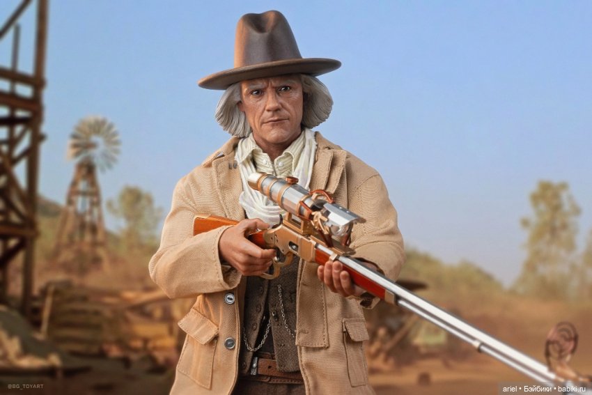 В Гонконге состоялся релиз фигурки Эмметта Брауна от Hot Toys по мотивам фильма «Назад в будущее 3» (фото 9)