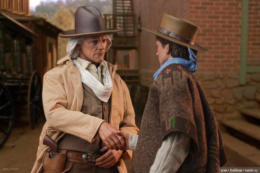 В Гонконге состоялся релиз фигурки Эмметта Брауна от Hot Toys по мотивам фильма «Назад в будущее 3» (фото 8)