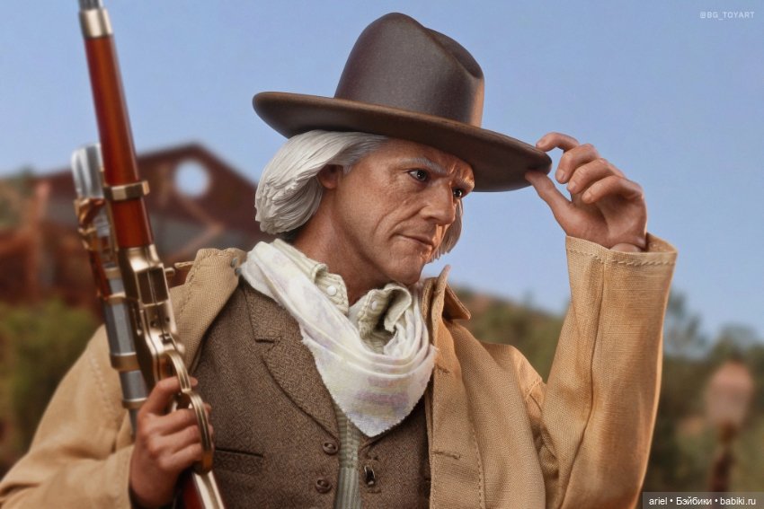 В Гонконге состоялся релиз фигурки Эмметта Брауна от Hot Toys по мотивам фильма «Назад в будущее 3» (фото 6)