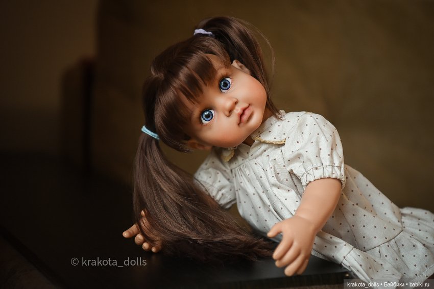 Булочка Тейлор — ООАК и кастом кукол Gotz (Готц): перерисовка (фото 7)