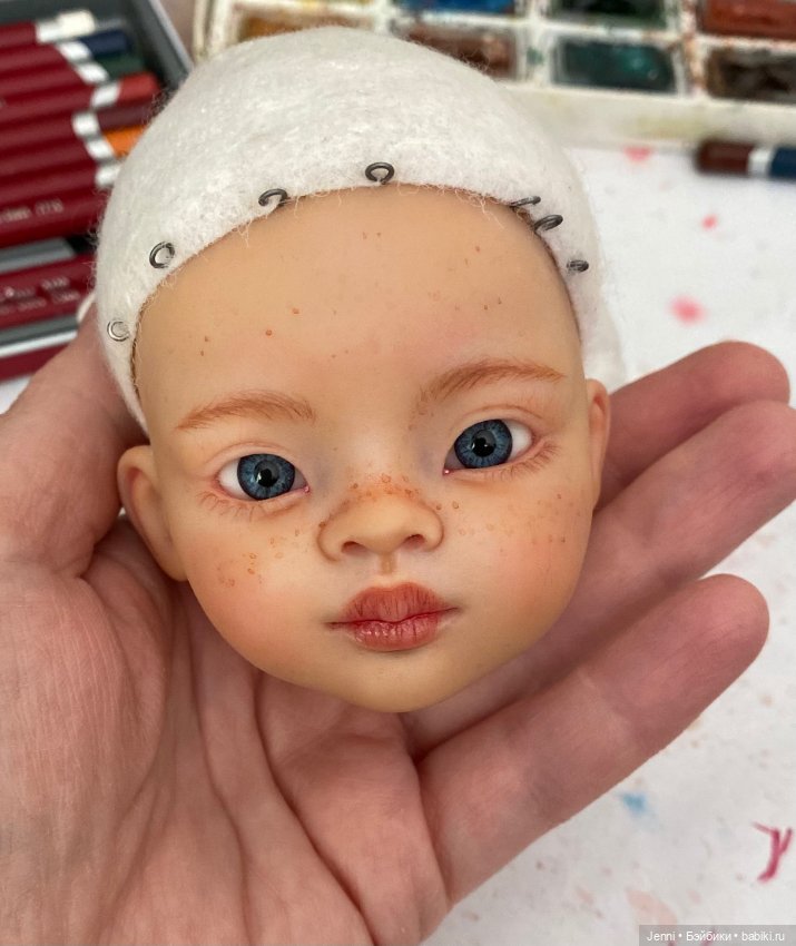 Оживление игровой куклы — ООАК Paola Reina (Паола Рейна) и испанских кукол: перерисовка (фото 5)
