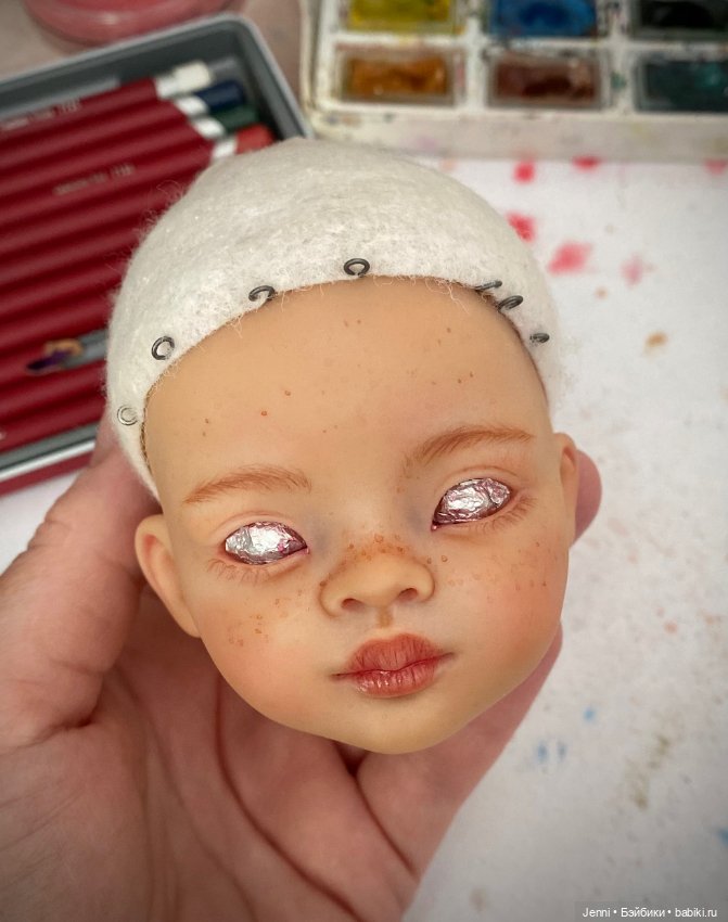 Оживление игровой куклы — ООАК Paola Reina (Паола Рейна) и испанских кукол: перерисовка (фото 4)