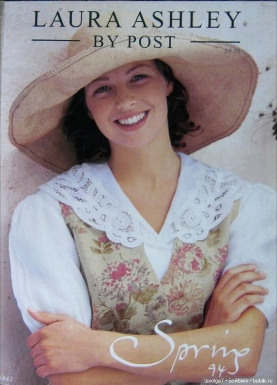 Летняя мода 1980х от бренда Laura Ashley