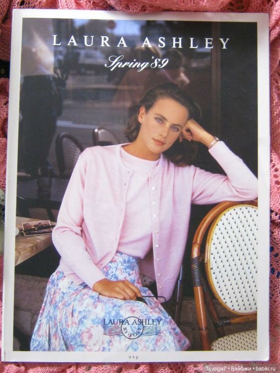 Летняя мода 1980х от бренда Laura Ashley