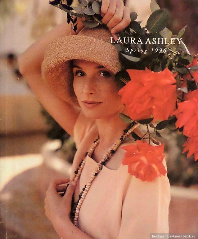 Летняя мода 1980х от бренда Laura Ashley