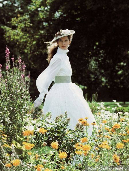 Летняя мода 1980х от бренда Laura Ashley