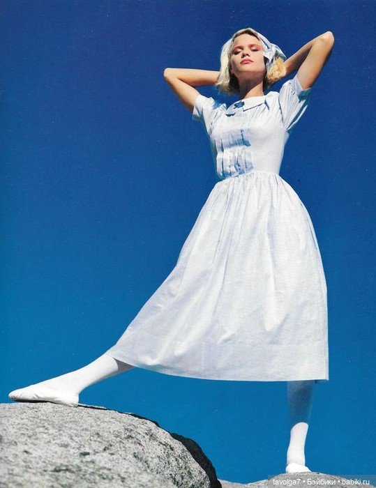 Летняя мода 1980х от бренда Laura Ashley (фото 9)