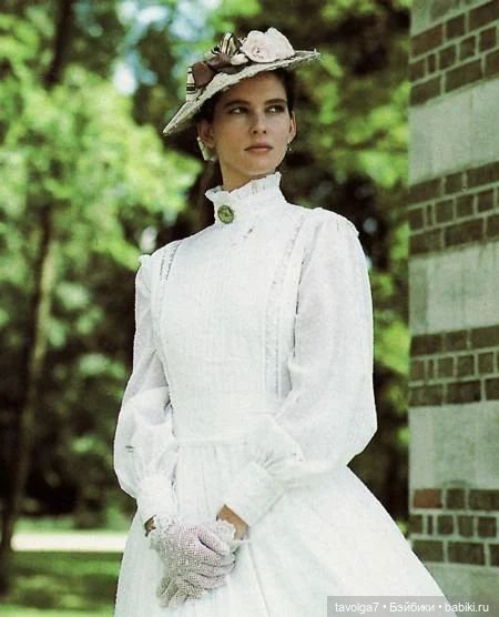 Летняя мода 1980х от бренда Laura Ashley (фото 10)