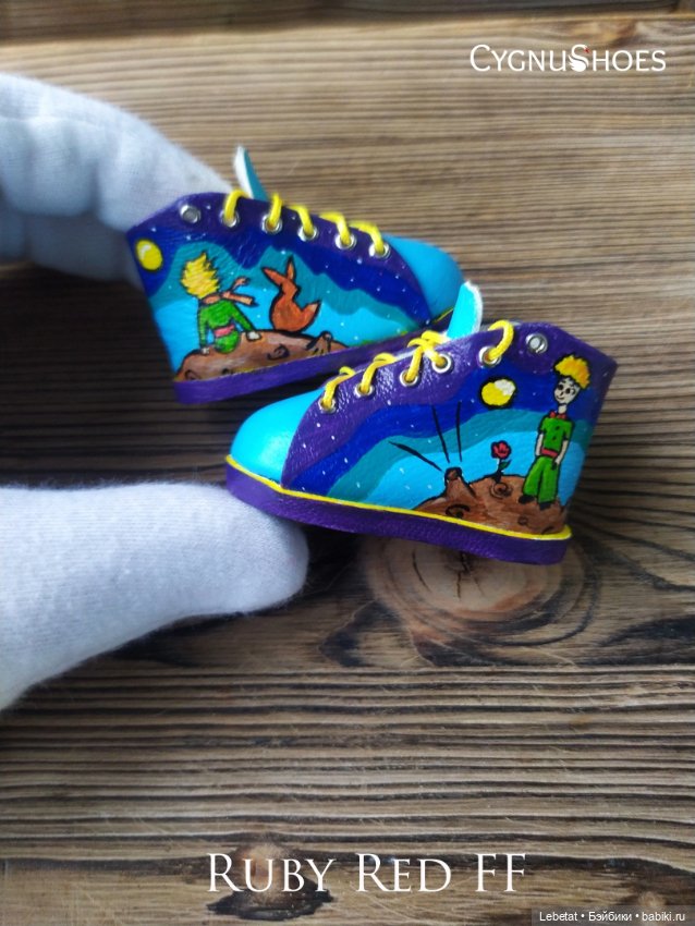Обувь с ручной росписью — Одежда и обувь для кукол своими руками: фото