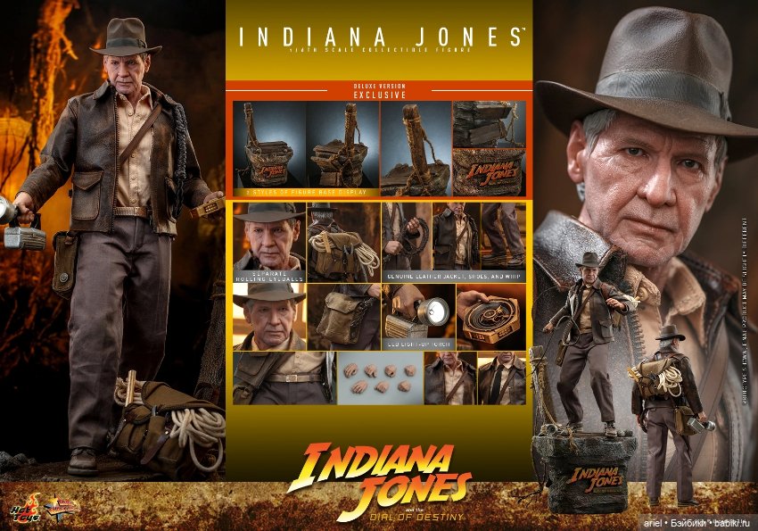 Hot Toys анонсировали фигурку Индианы Джонса по мотивам фильма «Индиана Джонс и Колесо судьбы» (фото 10)