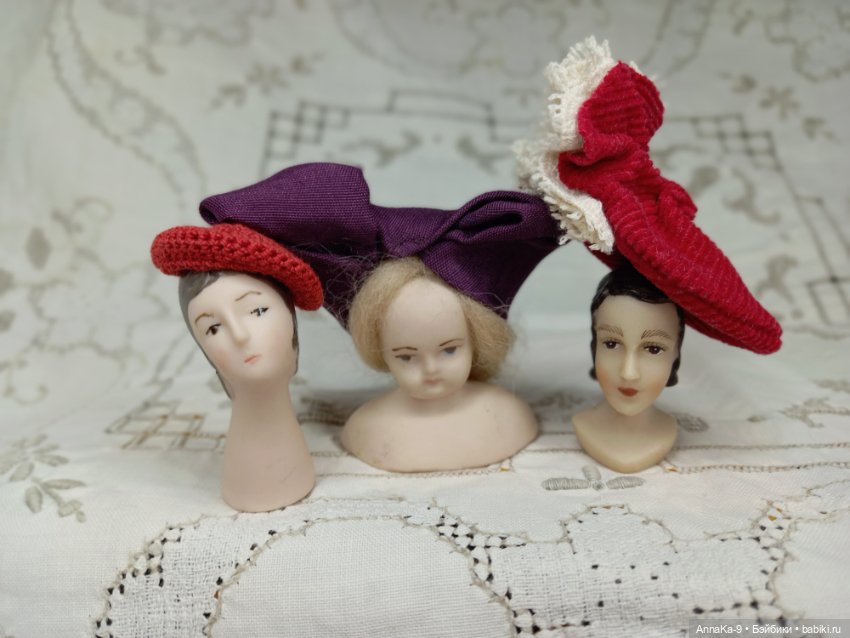 Шляпки — Одежда и обувь для кукол своими руками: фото (фото 7)