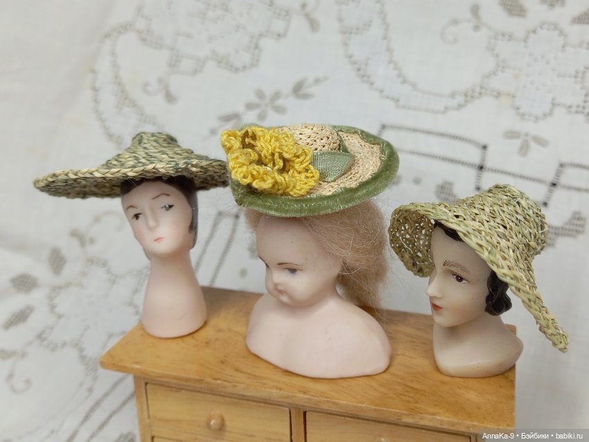 Шляпки — Одежда и обувь для кукол своими руками: фото
