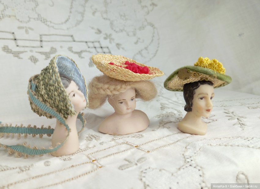 Шляпки — Одежда и обувь для кукол своими руками: фото (фото 3)