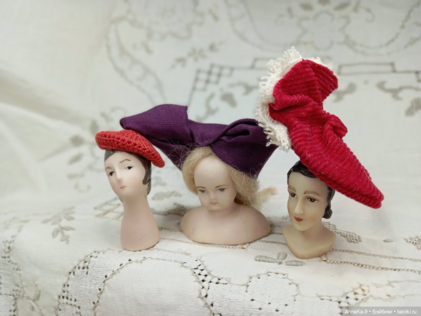 Шляпки — Одежда и обувь для кукол своими руками: фото (фото 6)